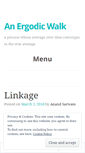 Mobile Screenshot of ergodicity.net