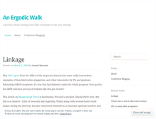 Tablet Screenshot of ergodicity.net